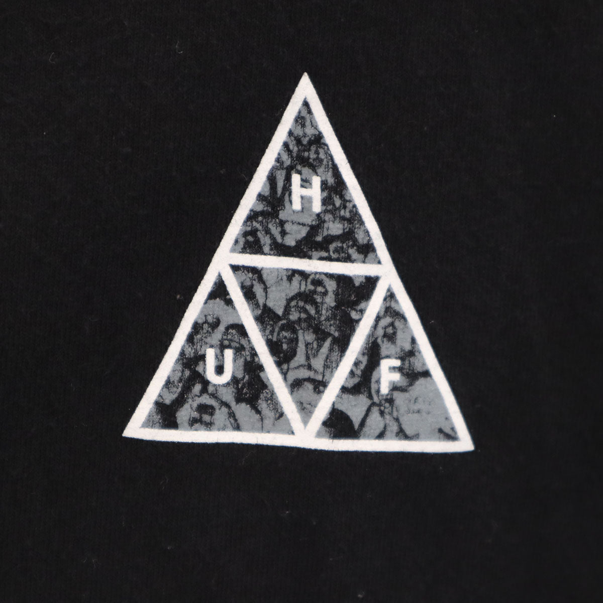 HUF ハフ バックロゴ 半袖 Tシャツ S ブラック メンズ