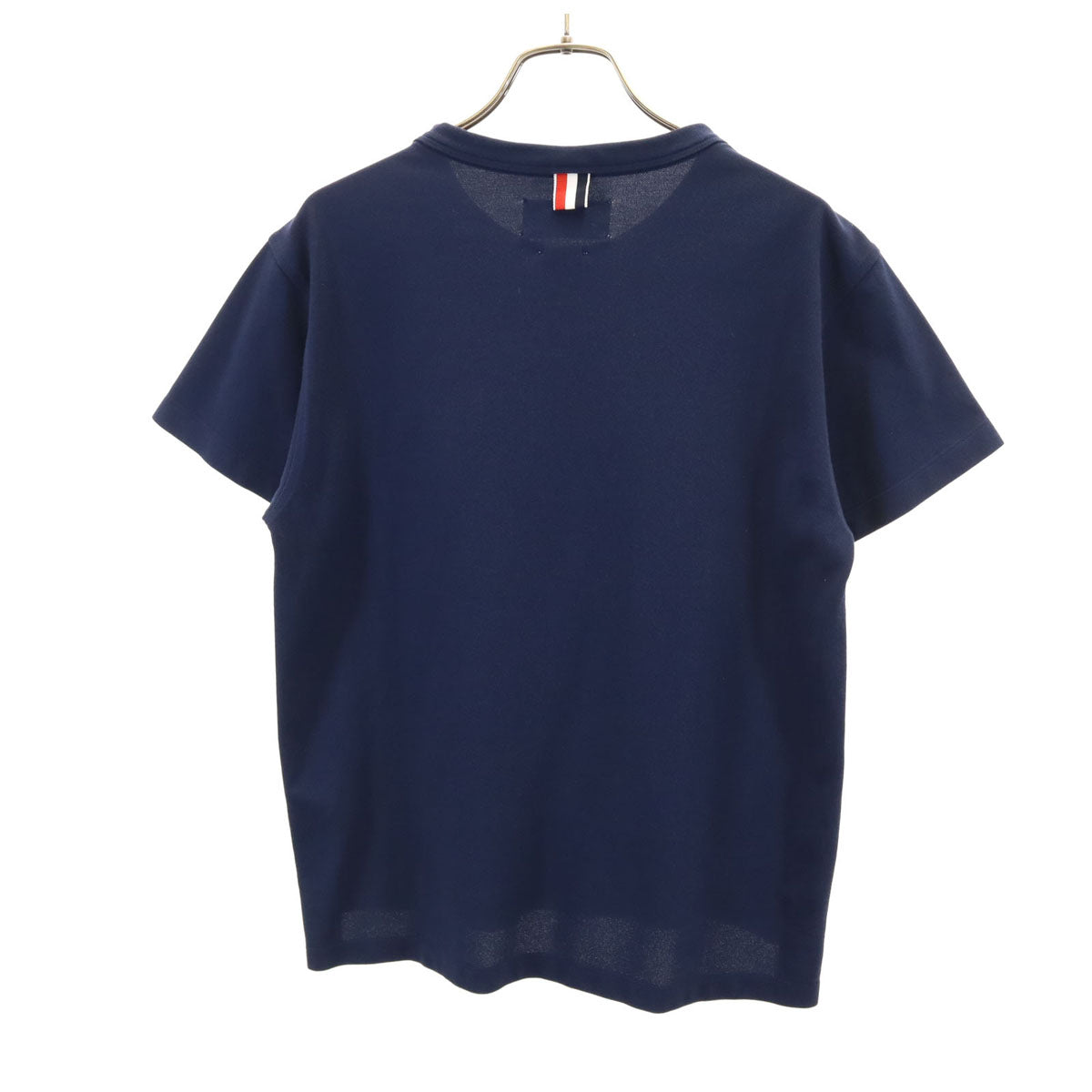 THOM BROWNE トムブラウン 日本製 半袖 Tシャツ L ネイビー メンズ