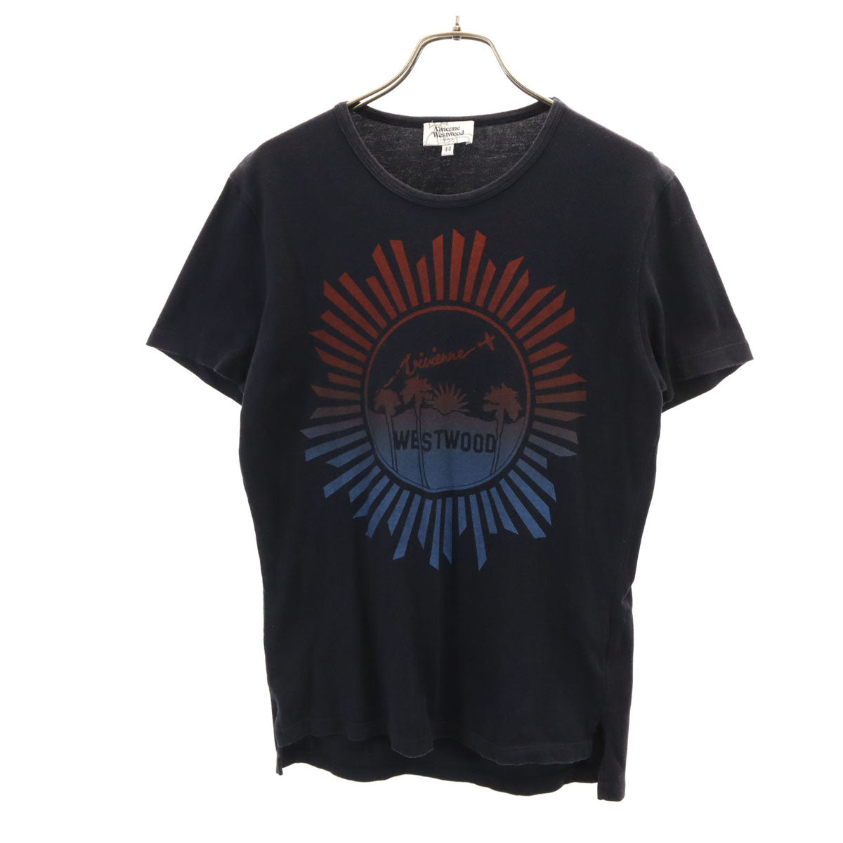 Vivienne WestwoodMAN ヴィヴィアンウエストウッドマン 日本製 WESTWOOD 半袖 Tシャツ 44 ブラック メンズ