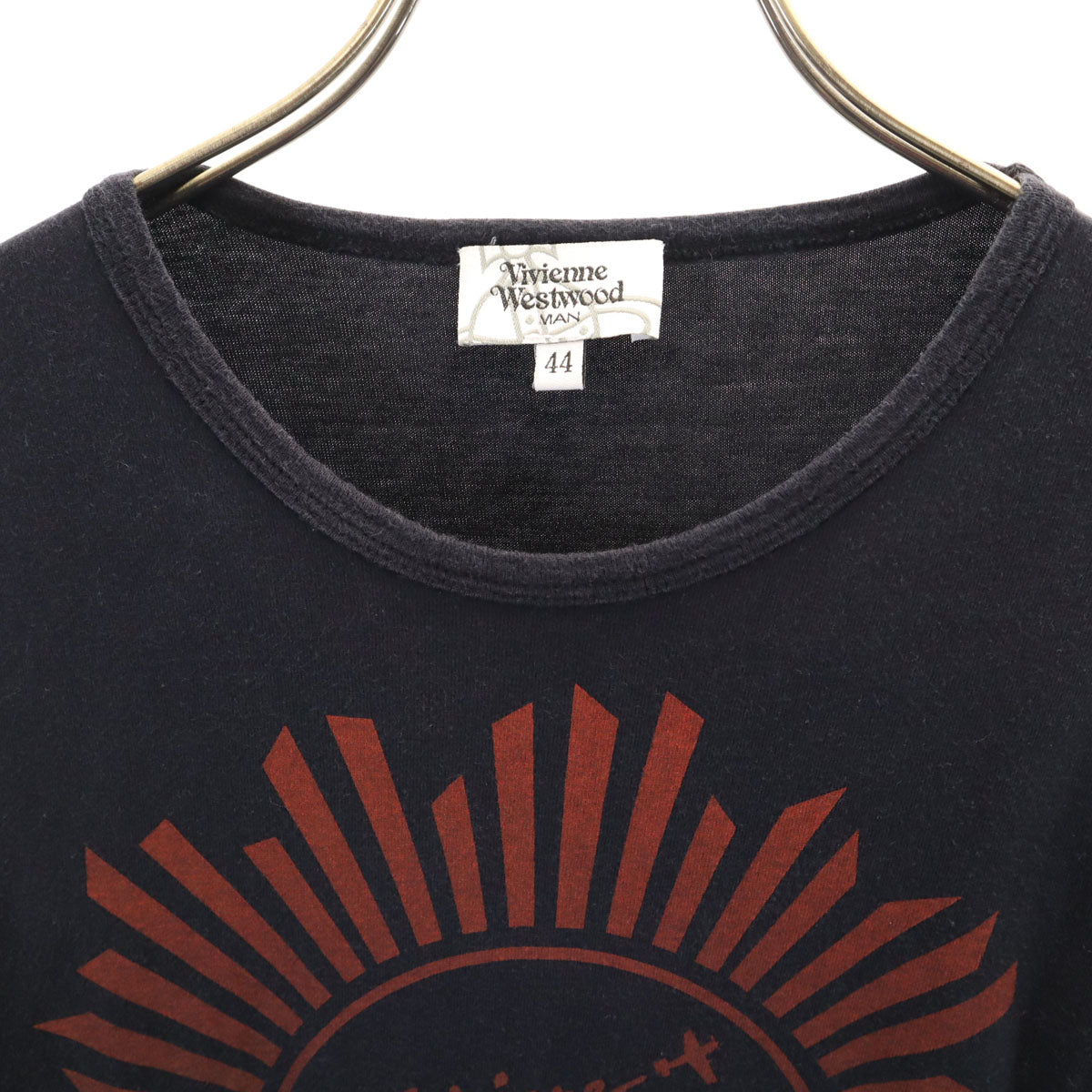 Vivienne WestwoodMAN ヴィヴィアンウエストウッドマン 日本製 WESTWOOD 半袖 Tシャツ 44 ブラック メンズ