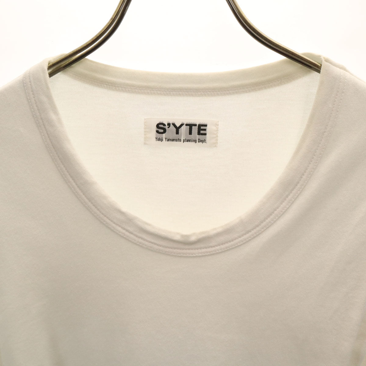 S'YTE サイト 日本製 半袖 カットソー 3 ホワイト ヨウジヤマモト メンズ