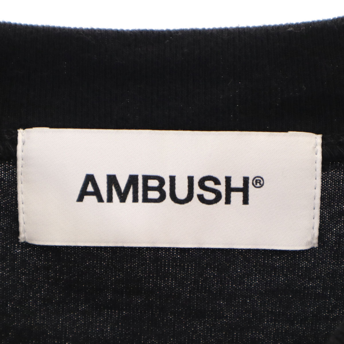 AMBUSH アンブッシュ 日本製 半袖 Tシャツ 1 ブラック メンズ