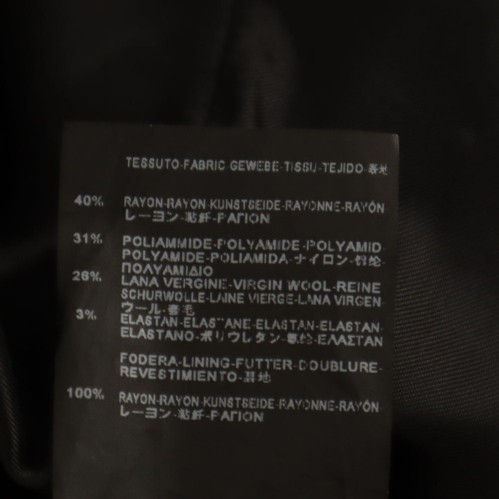 バレンシアガ パリス フランス製 テーラードジャケット 34 ブラック ブレザー レディース