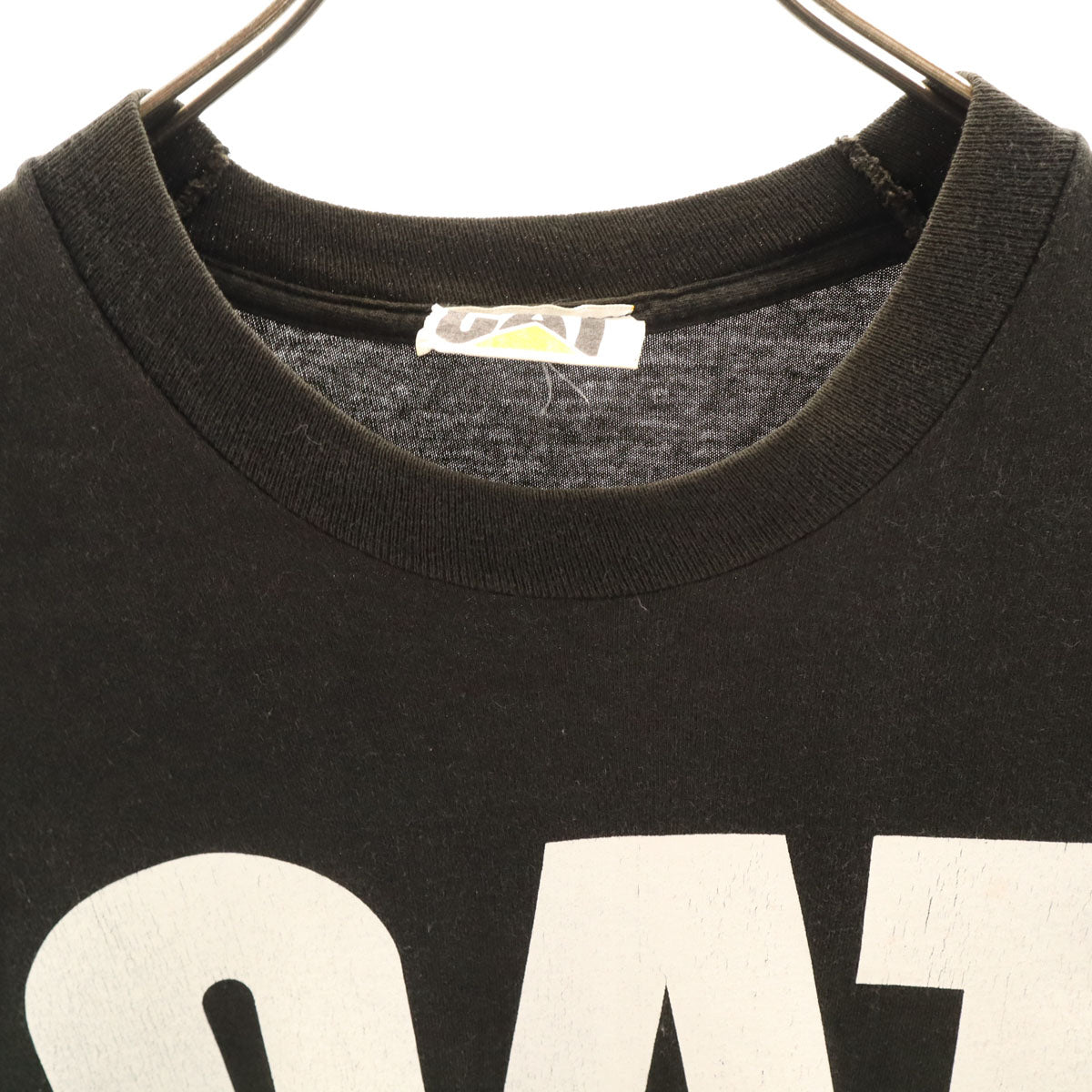 Caterpillar キャタピラー 90s オールド 半袖 Tシャツ ブラック メンズ