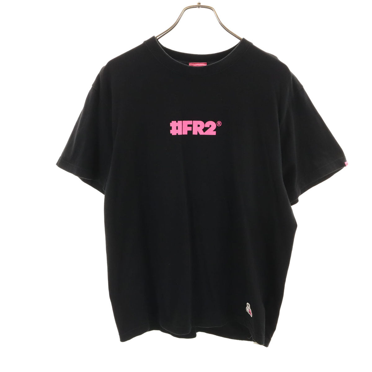 #FR2梅 エフアールツー ウメ バックロゴ 半袖 Tシャツ F ブラック レディース