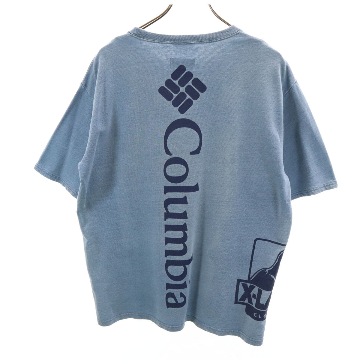 Columbia コロンビア XLARGE エクストララージ コラボ 半袖 Tシャツ M ブルー ポケT アウトドア メンズ