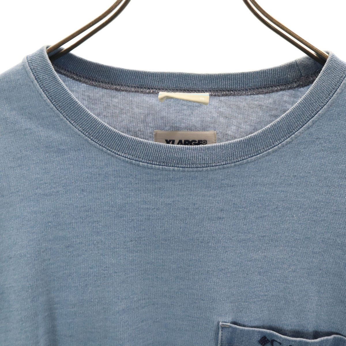 Columbia コロンビア XLARGE エクストララージ コラボ 半袖 Tシャツ M ブルー ポケT アウトドア メンズ