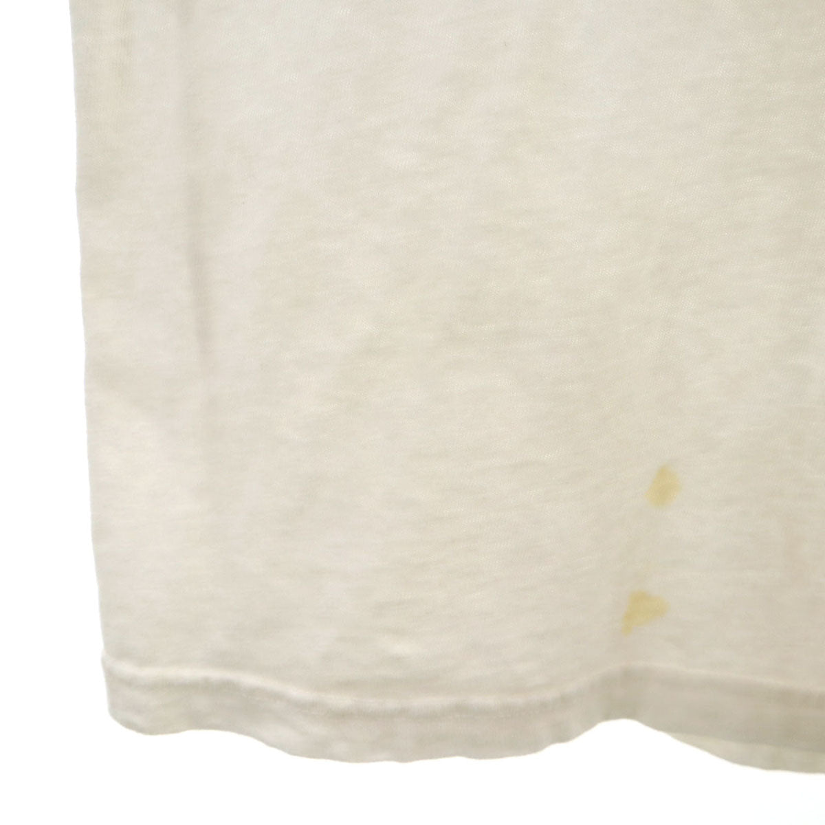 KAPITAL キャピタル 日本製 半袖 ヘンリーネック Tシャツ 4 ホワイト メンズ