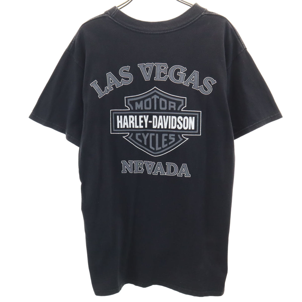 HARLEY DAVIDSON ハーレーダビッドソン USA製 バックロゴ 半袖 Tシャツ M ブラック メンズ