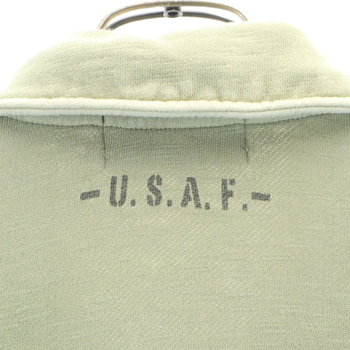 AVIREX アヴィレックス スウェット フライトジャケット M オリーブ系 ミリタリー メンズ