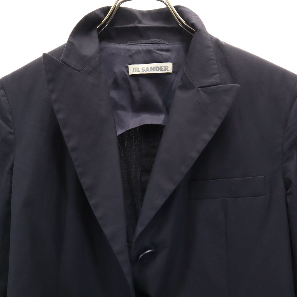 JIL SANDER ジルサンダー イタリア製 テーラードジャケット 34 ネイビー ブレザー レディース