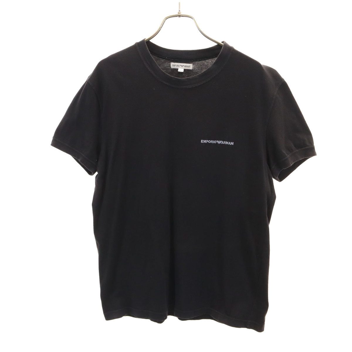 Emporio Armani エンポリオアルマーニ 日本製 半袖 Tシャツ F ブラック メンズ