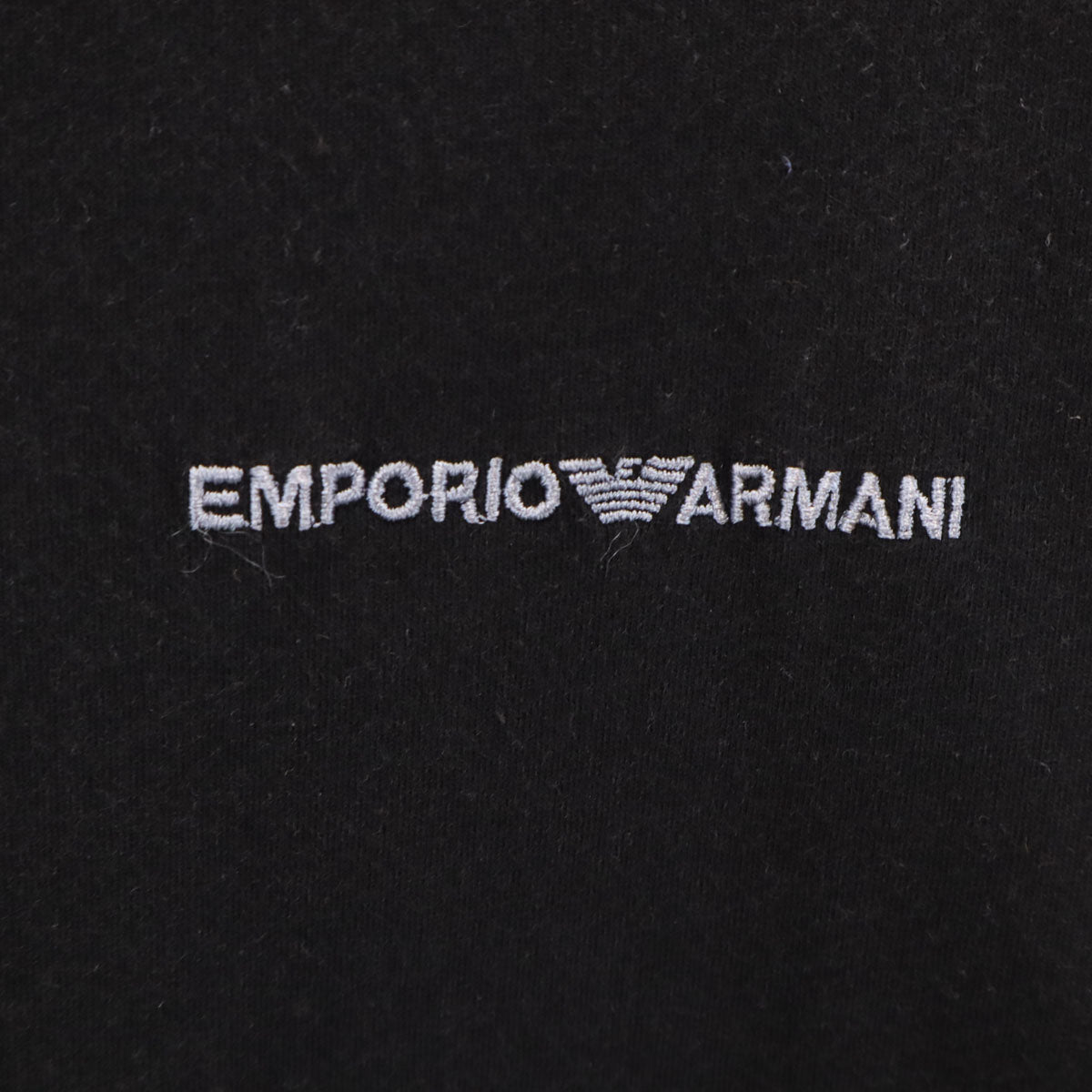 Emporio Armani エンポリオアルマーニ 日本製 半袖 Tシャツ F ブラック メンズ