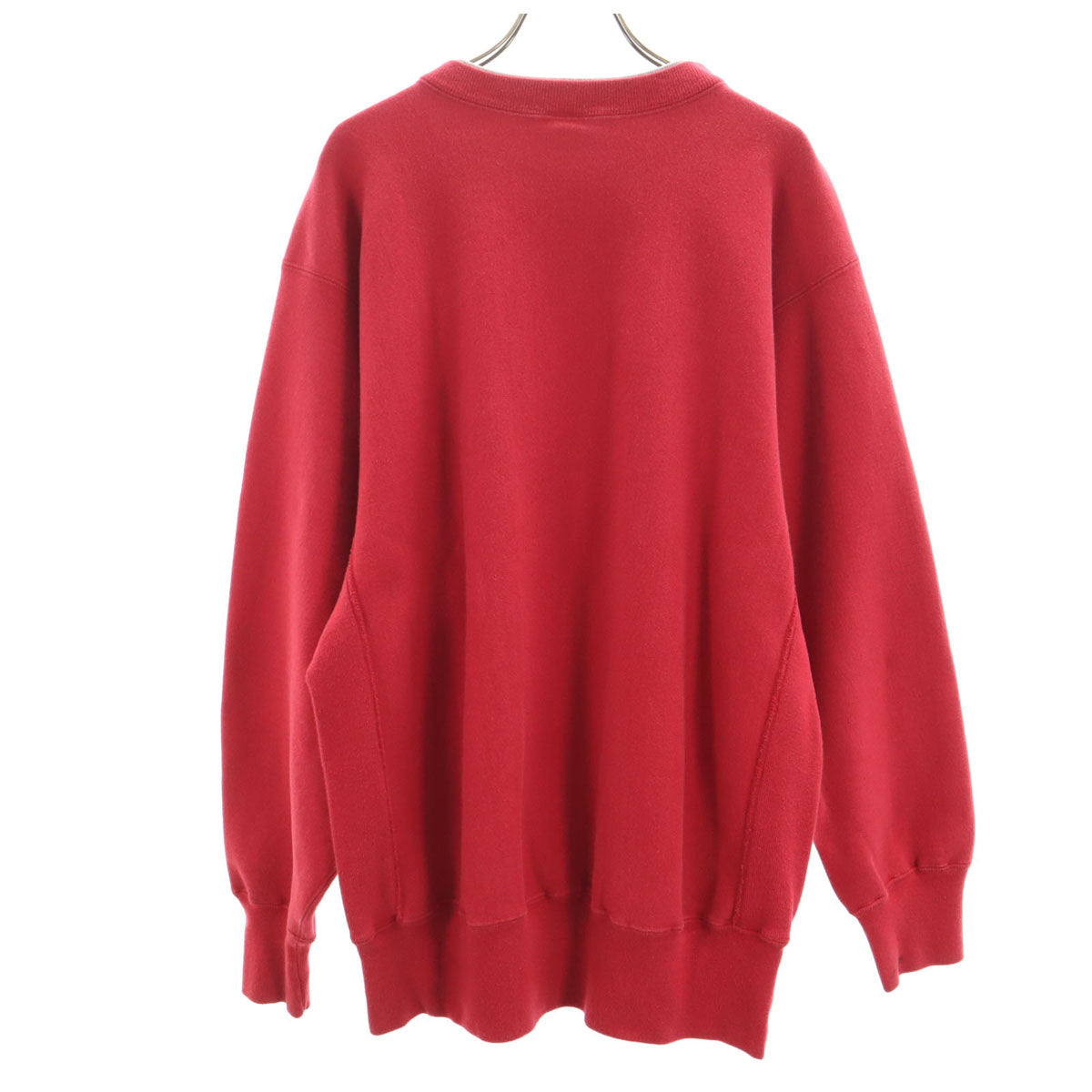 Champion チャンピオン 90s オールド USA製 刺繍タグ 長袖 襟ダブルカラー リバースウィーブ スウェット XL レッド メンズ