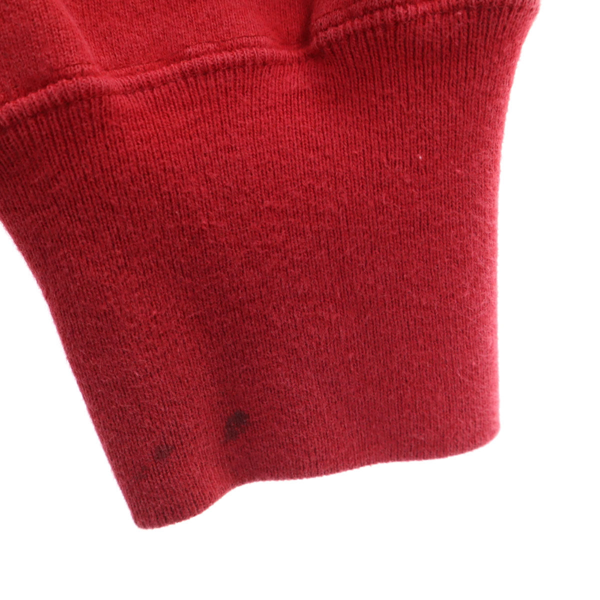 Champion チャンピオン 90s オールド USA製 刺繍タグ 長袖 襟ダブルカラー リバースウィーブ スウェット XL レッド メンズ