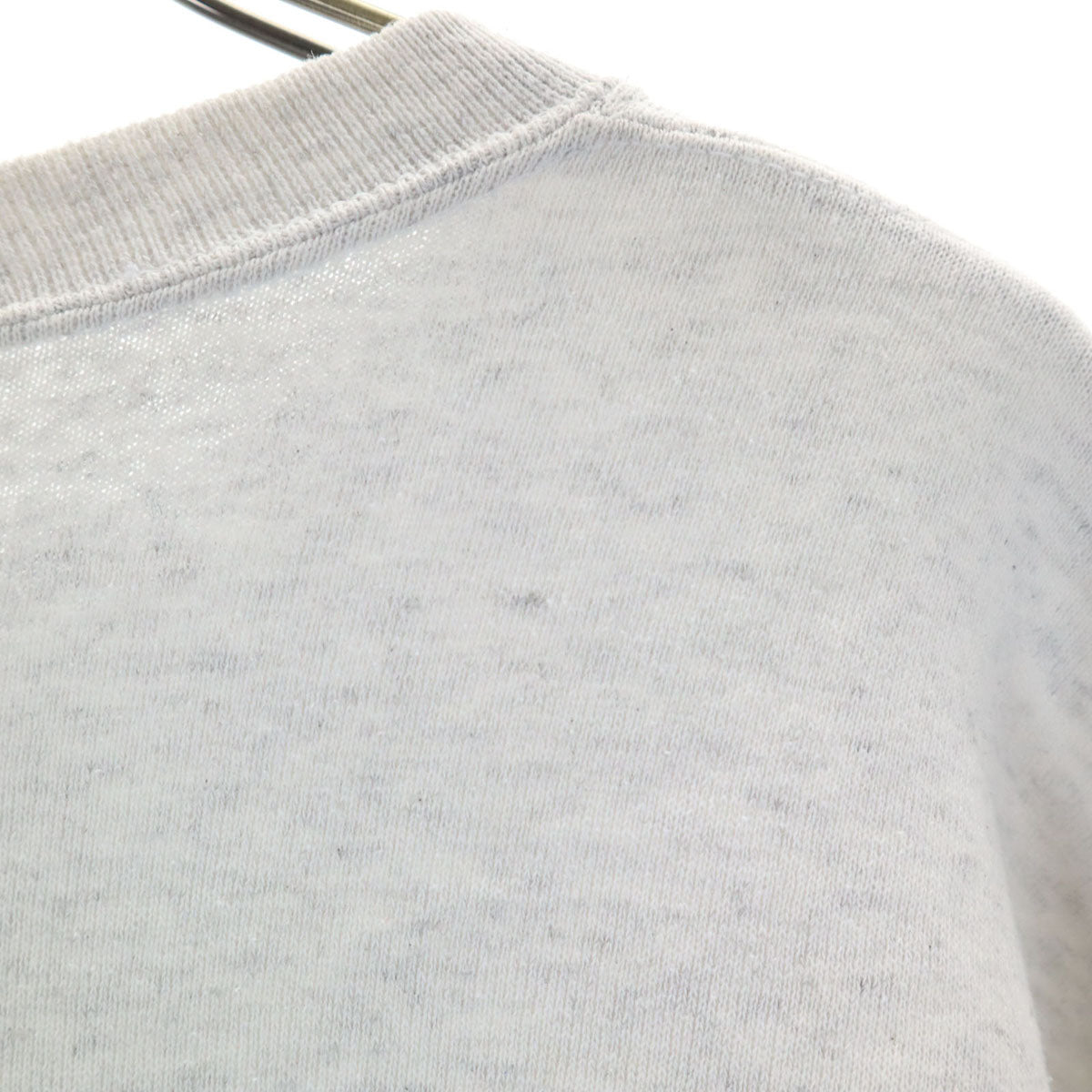 SOFFE ソフィー 80s 90s オールド USA製 長袖 ビッグプリント 前V スウェット L グレー メンズ