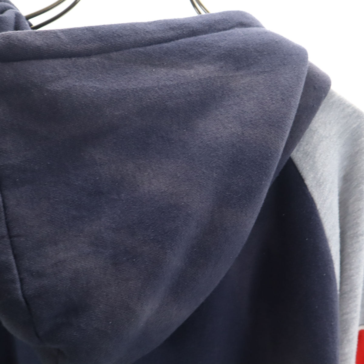 adidas アディダス 80s ヴィンテージ 台湾製 トレフォイルロゴ 長袖 ジップパーカー S グレー メンズ