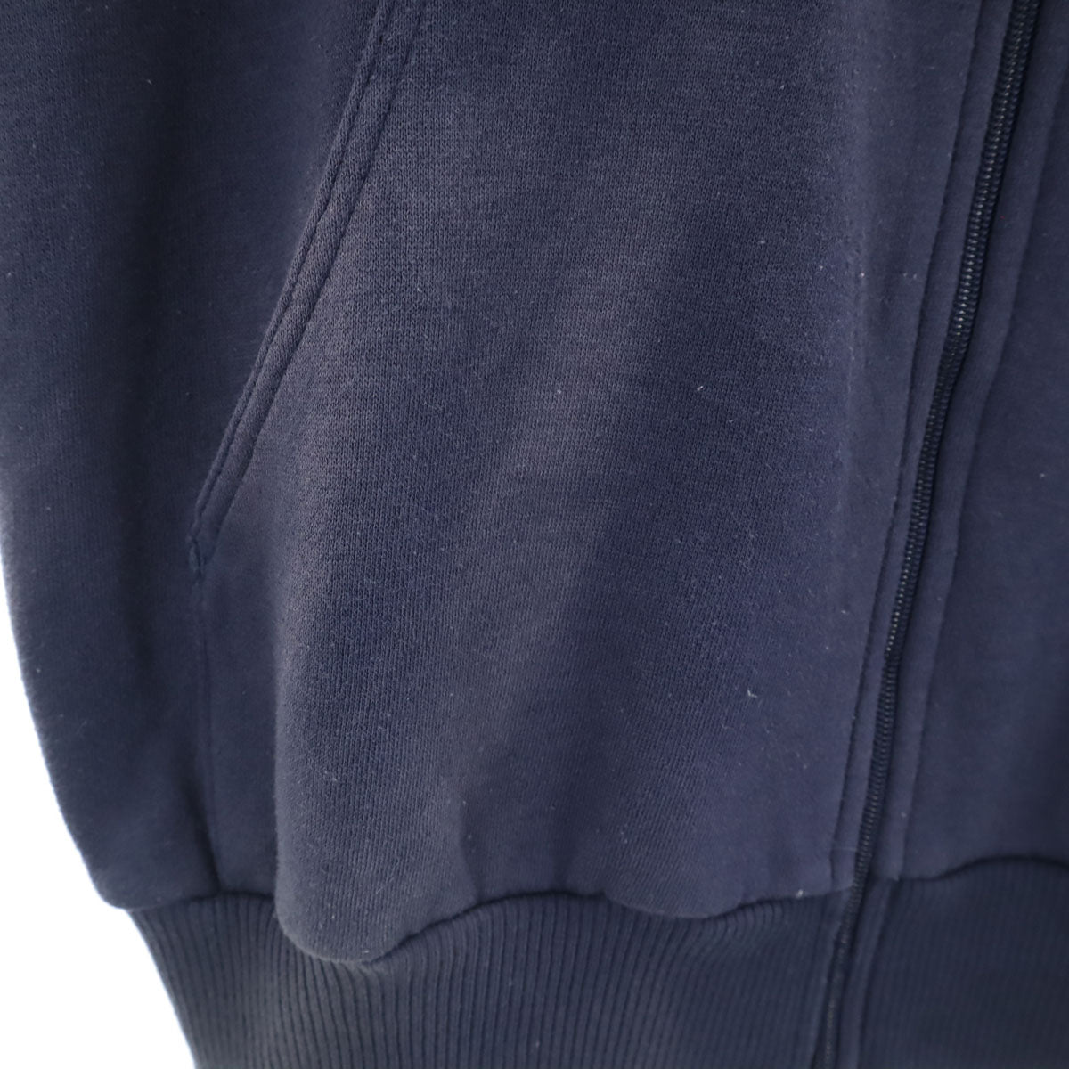 adidas アディダス 80s ヴィンテージ 台湾製 トレフォイルロゴ 長袖 ジップパーカー S グレー メンズ