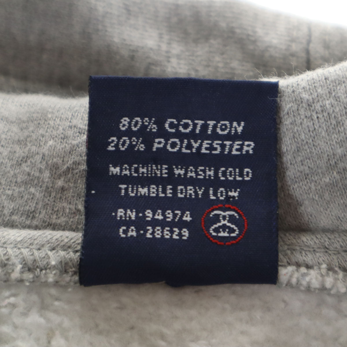 STUSSY ステューシー 90s オールド 紺タグ 長袖 スウェットパーカー S グレー メンズ