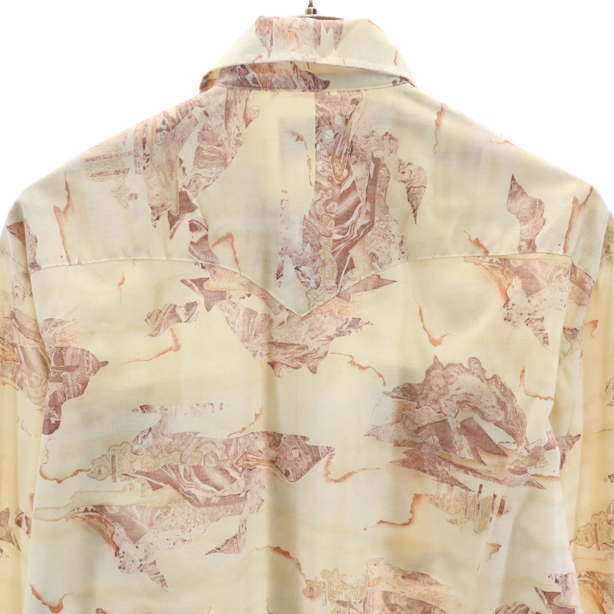 H BAR C エイチバーシー 70s ヴィンテージ 長袖 ウエスタンシャツ ベージュ メンズ