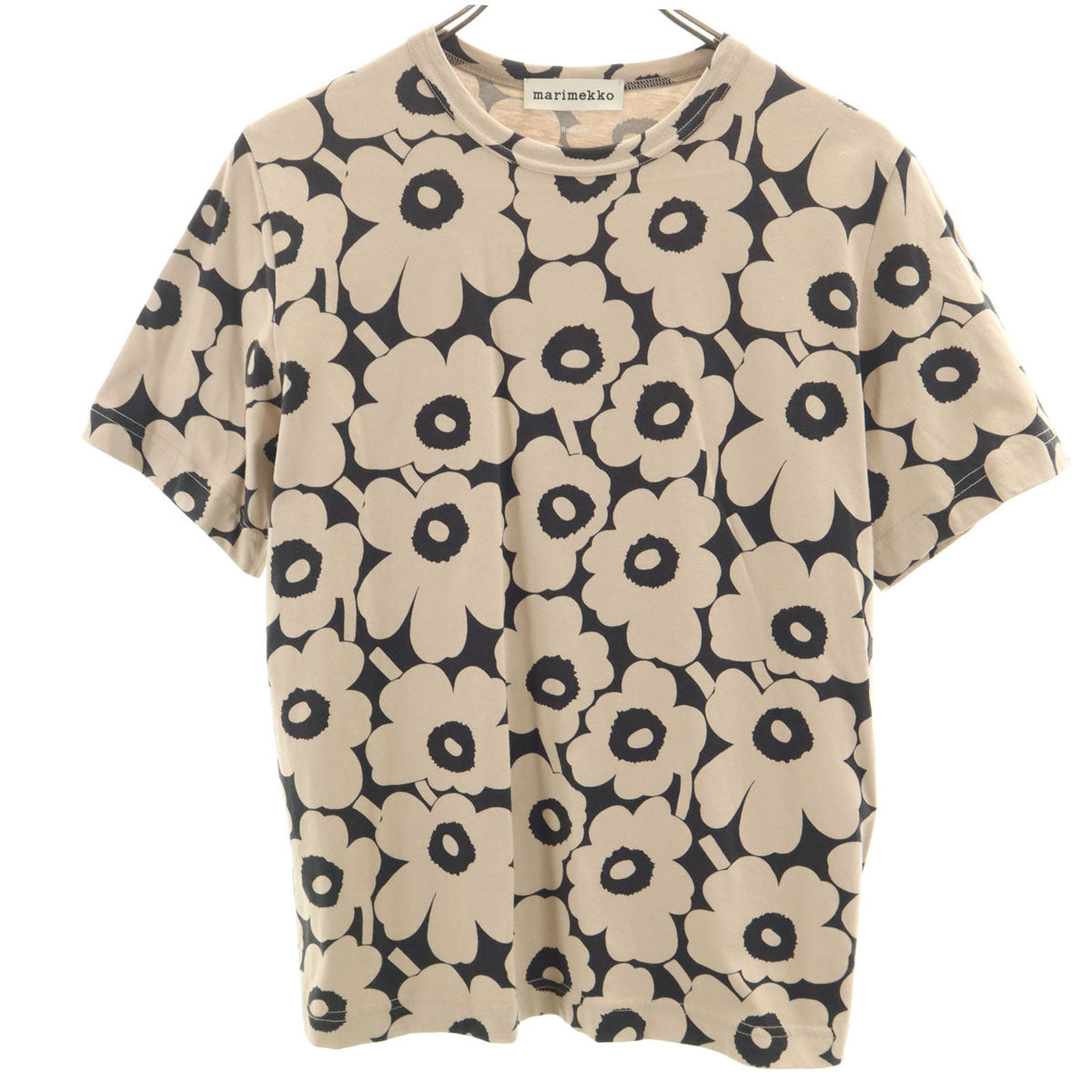marimekko マリメッコ ポルトガル製 半袖 Tシャツ S グレージュ レディース