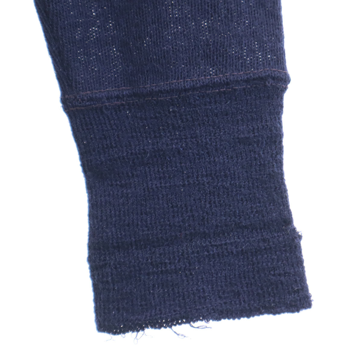 CAMPUS キャンパス 50s ヴィンテージ ウールブレンド 長袖 カーディガン 42 ネイビー メンズ