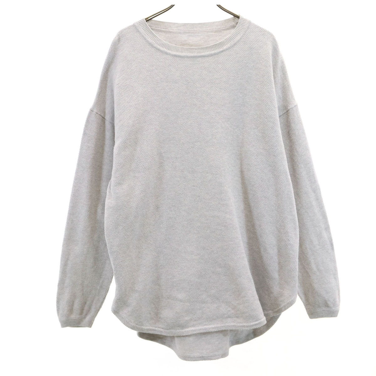 crepuscule クレプスキュール 長袖 鹿の子 Tシャツ 2 グレー ロンT メンズ