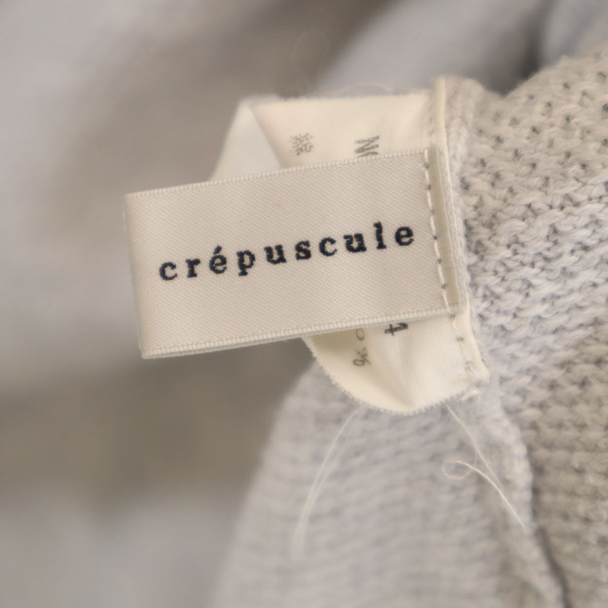 crepuscule クレプスキュール 長袖 鹿の子 Tシャツ 2 グレー ロンT メンズ
