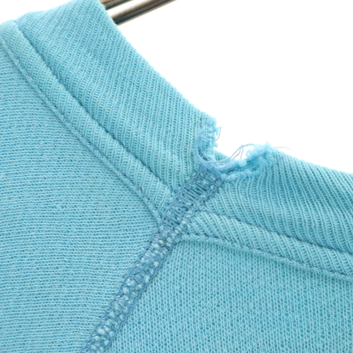 Spring Foot スプリングフット 60s 70s USA製 ヴィンテージ バック刺繍 長袖 スウェット トレーナー L 水色 メンズ