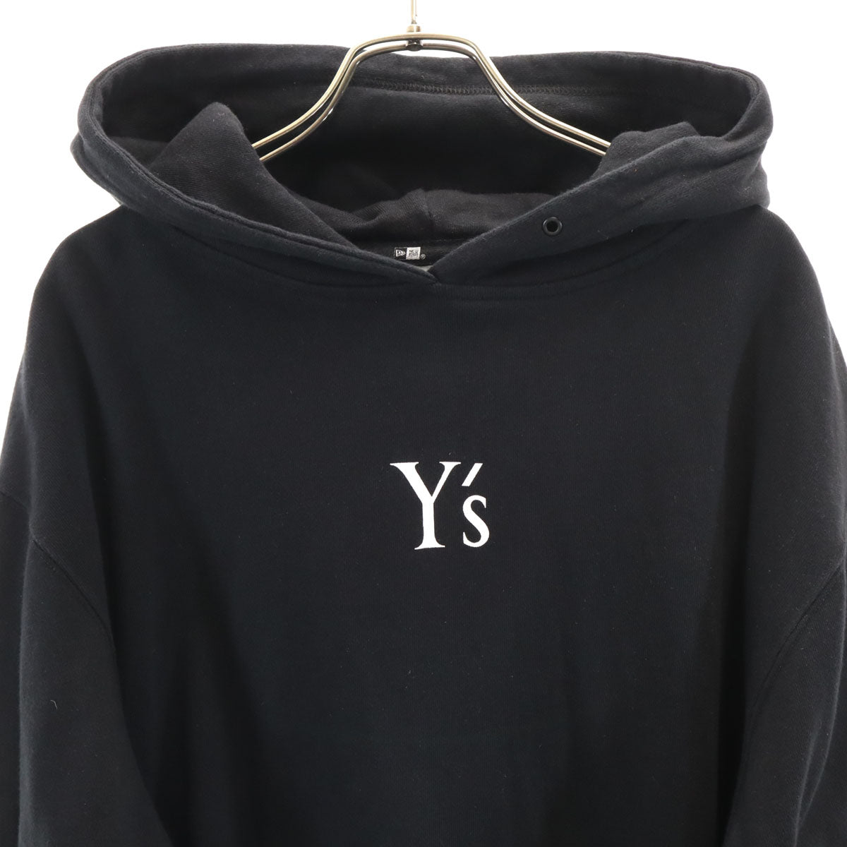 Y's ワイズ NEW ERA ニューエラ コラボ 長袖 スウェットパーカー ブラック ヨウジヤマモト メンズ