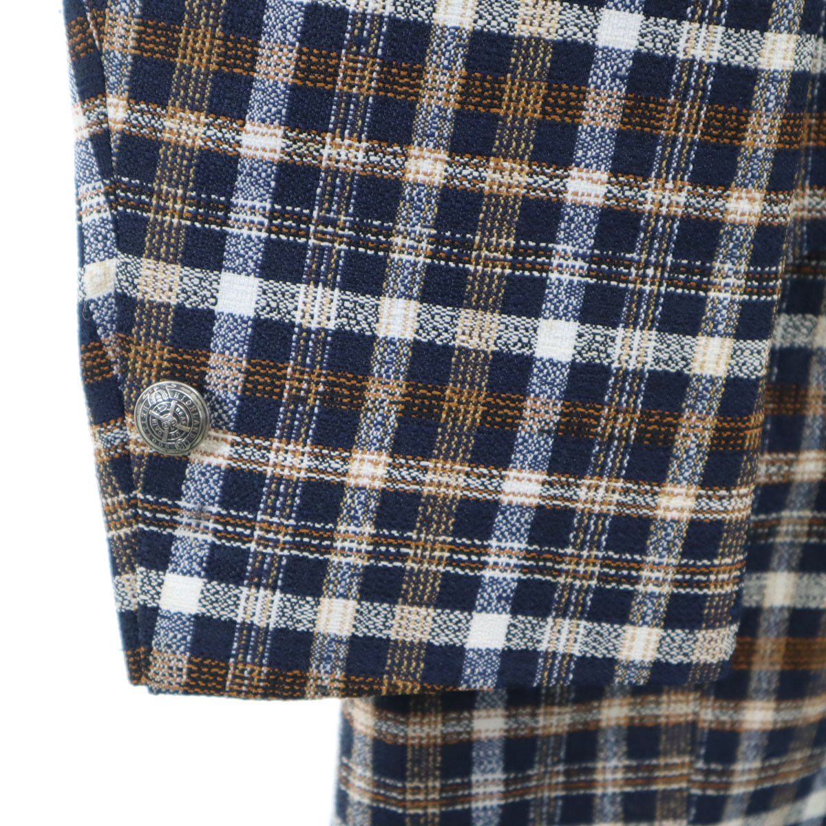 JC PENNEY ジェーシーペニー 80s ヴィンテージ ユニオンチケット チェック柄 テーラードジャケット ブラウン メンズ