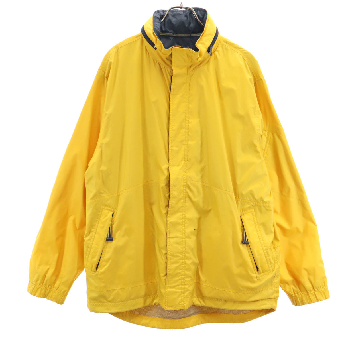 GAP ギャップ 2000年 オールド ナイロンジャケット M イエロー フード付き メンズ