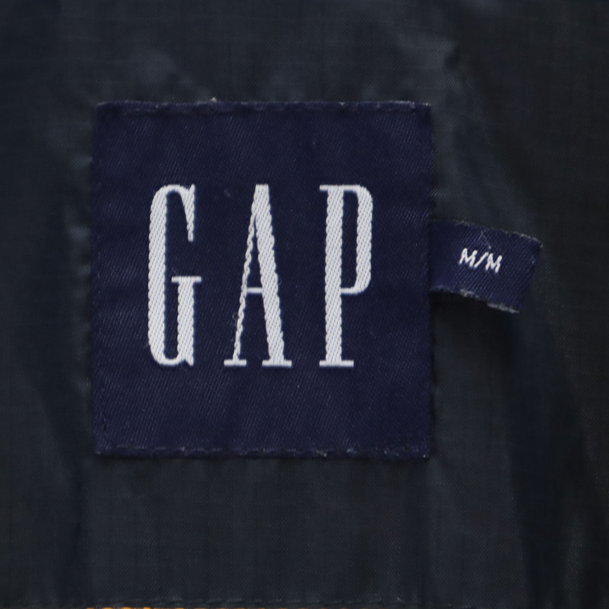 GAP ギャップ 2000年 オールド ナイロンジャケット M イエロー フード付き メンズ