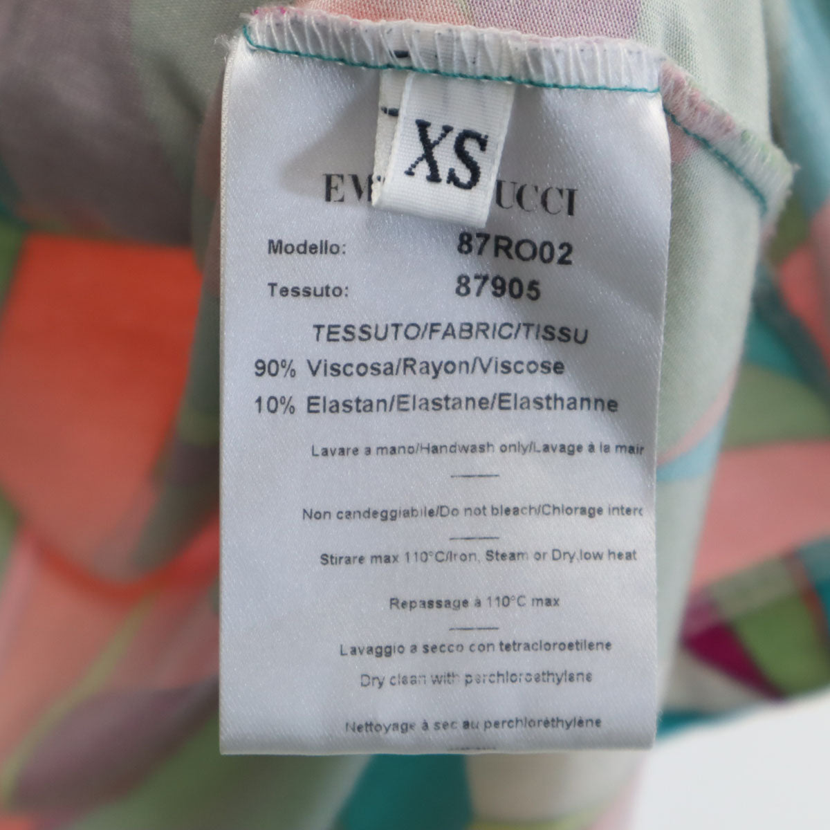 Emilio Pucci エミリオプッチ イタリア製 長袖 カットソー XS レディース