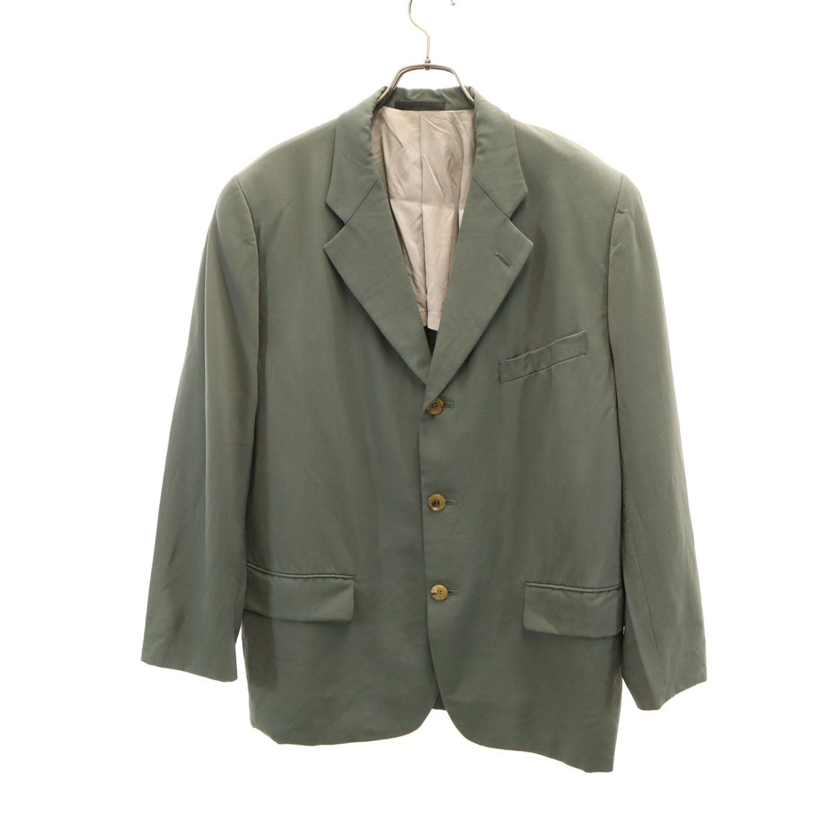 COMME des GARCONS HOMME PLUS コムデギャルソンオムプリュス 1991年 90s 日本製 オールド テーラードジャケット M オリーブ メンズ