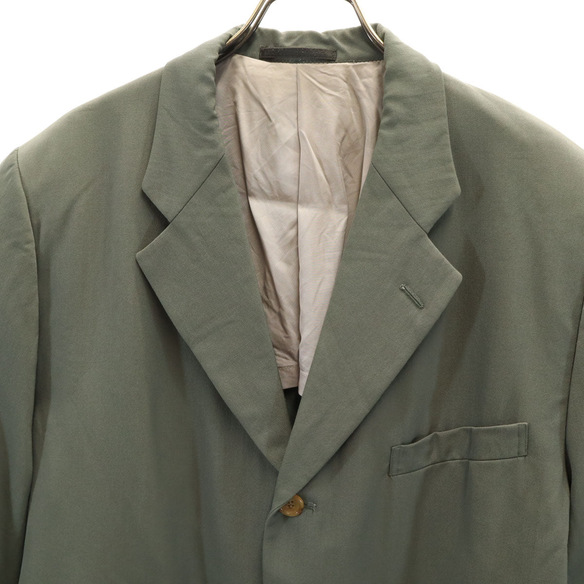 COMME des GARCONS HOMME PLUS コムデギャルソンオムプリュス 1991年 90s 日本製 オールド テーラードジャケット M オリーブ メンズ