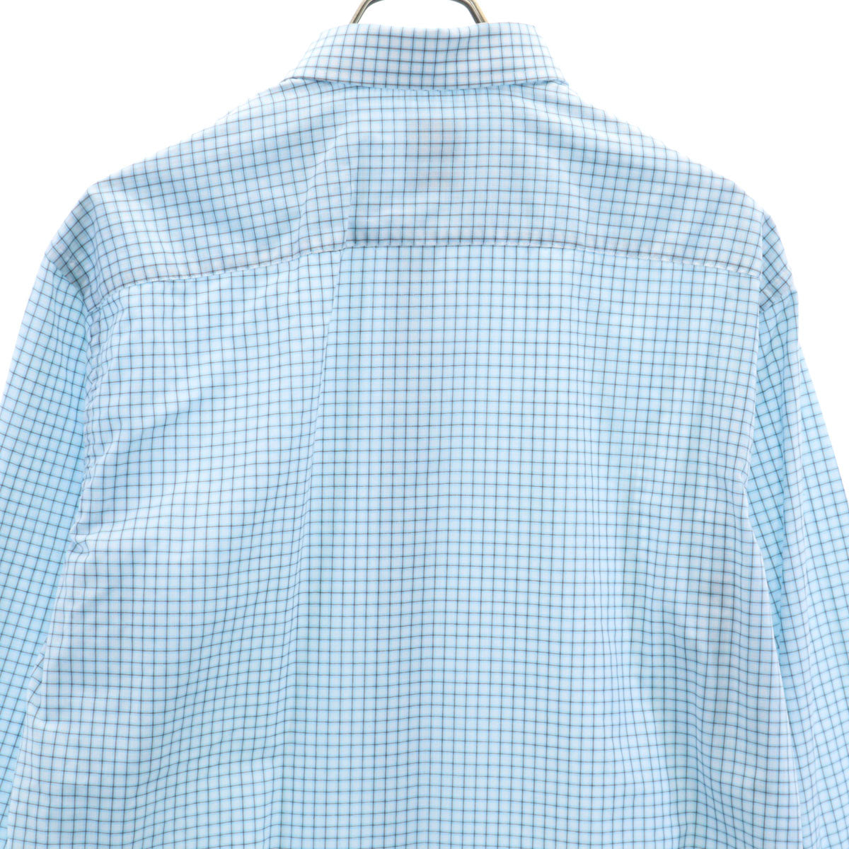 アルマーニ コレッツィオーネ 長袖 コットンシャツ 41 ブルー系 メンズ