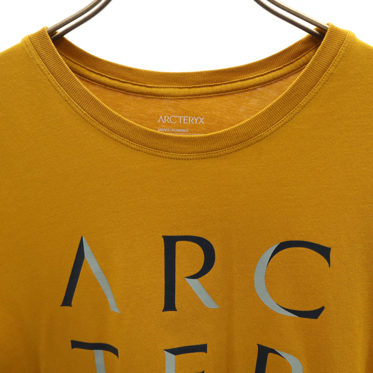ARC'TERYX アークテリクス 半袖 ARRAY Tシャツ M マスタード アウトドア メンズ