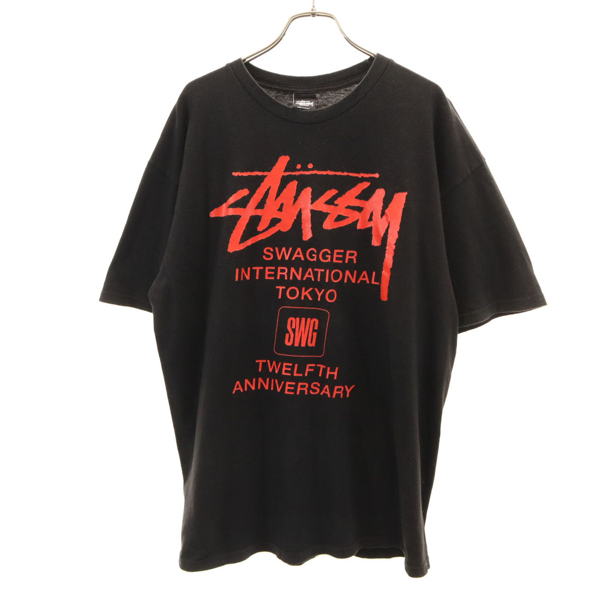 STUSSY ステューシー 半袖 Tシャツ L ブラック メンズ
