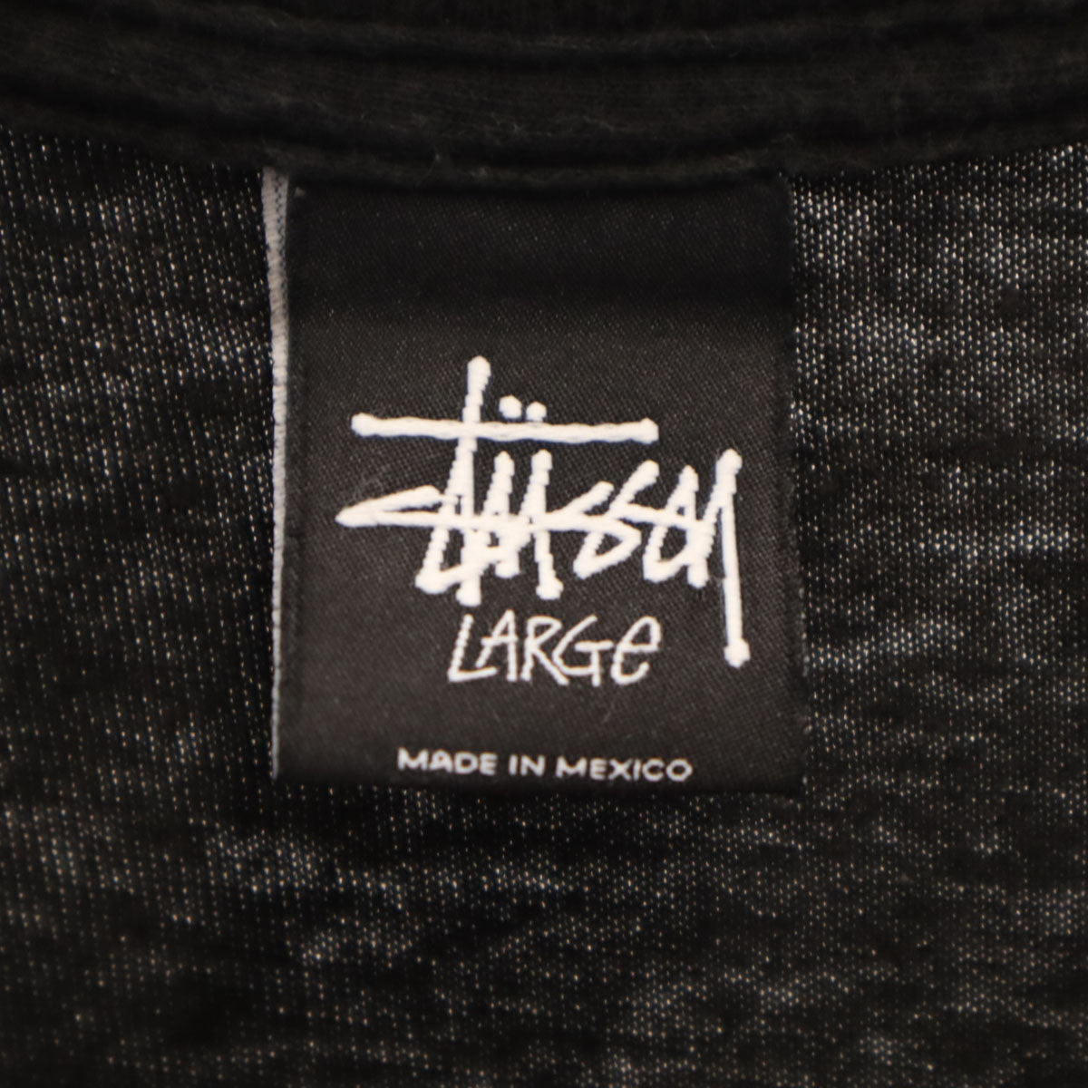 STUSSY ステューシー 半袖 Tシャツ L ブラック メンズ