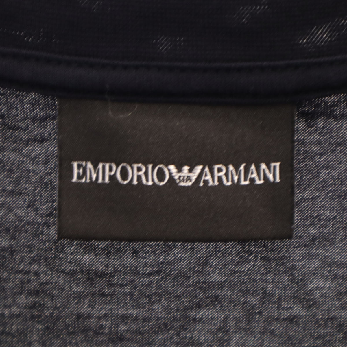 美品 Emporio Armani エンポリオアルマーニ 半袖 Tシャツ L ネイビー メンズ