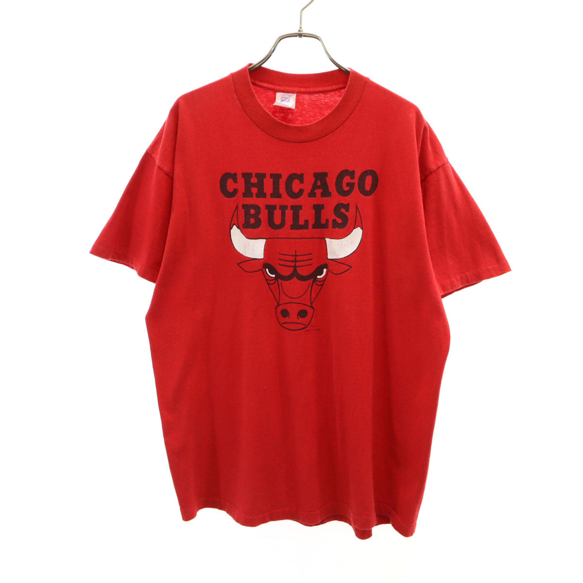 LOGO7 ロゴセブン 90s USA製 オールド NBA シカゴ・ブルズ 半袖 Tシャツ L レッド CHICAGO BULLS メンズ