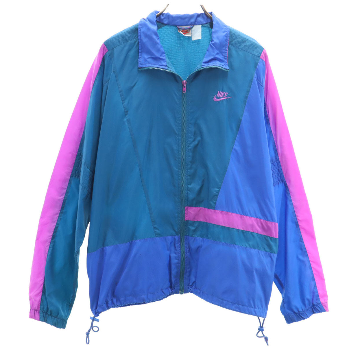 NIKE ナイキ 90s オールド 銀タグ ジップジャケット L グリーン系 レディース