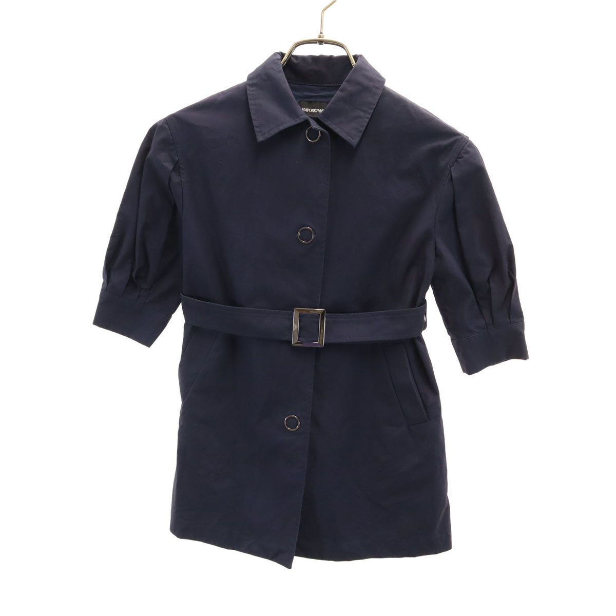 Emporio Armani エンポリオアルマーニ ステンカラーコート 5A ネイビー スプリング キッズ