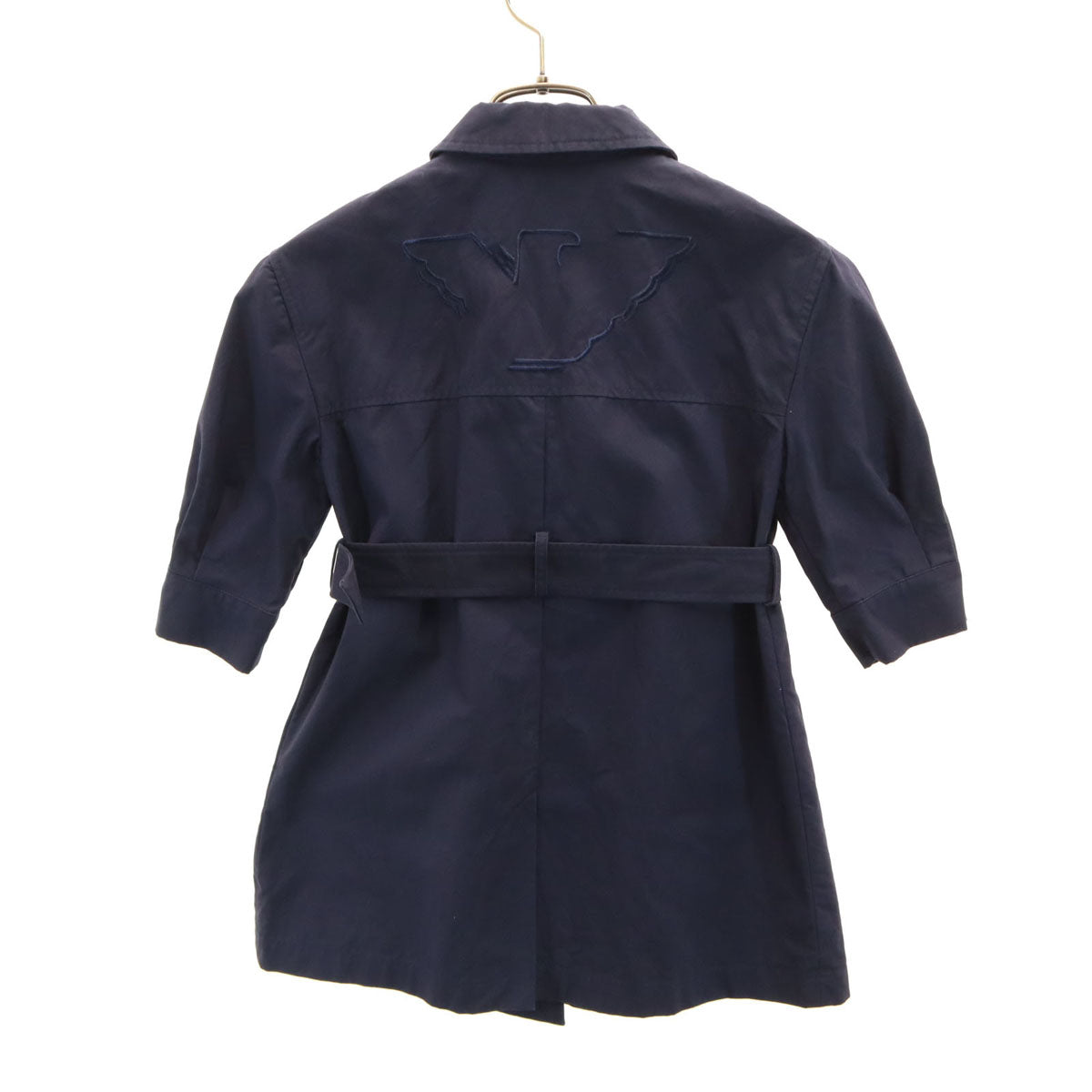 Emporio Armani エンポリオアルマーニ ステンカラーコート 5A ネイビー スプリング キッズ