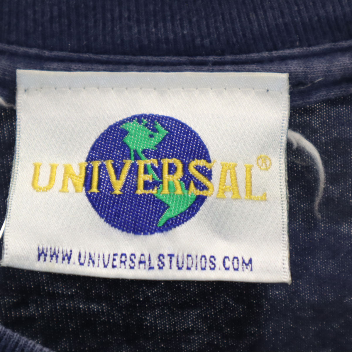 UNIVERSAL STUDIOS BLUE MAN GROUP ユニバーサルスタジオ USA製 オールド ウッドペッカー 半袖 Tシャツ L ネイビー メンズ