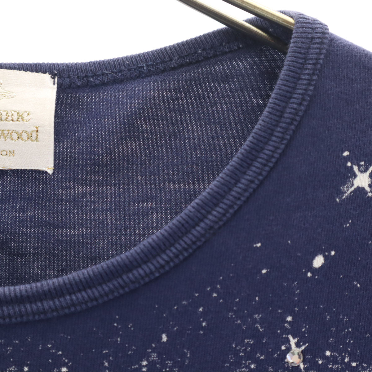 Vivienne Westwood ヴィヴィアンウエストウッド 90s ミルキーウェイ オールド 半袖 Tシャツ S ネイビー レディース