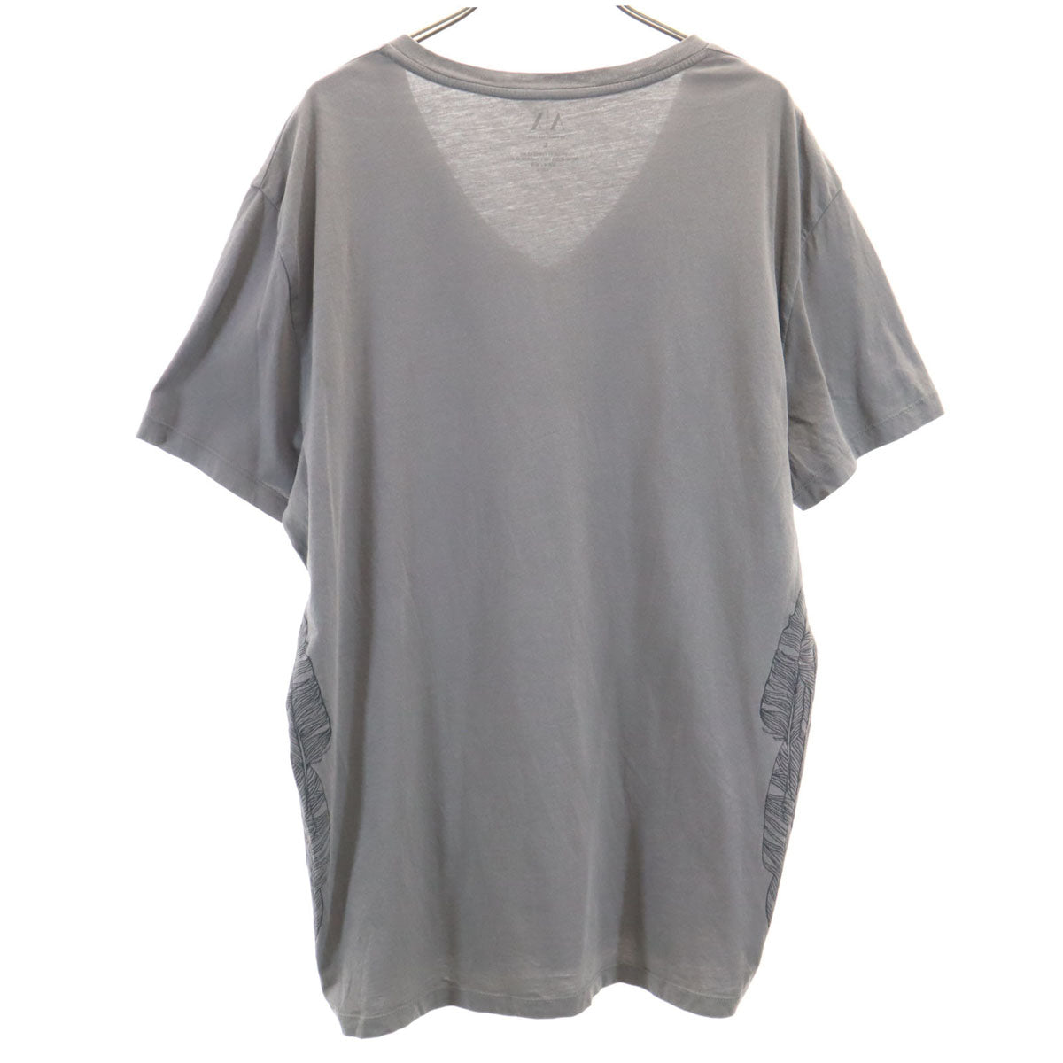 ARMANI EXCHANGE アルマーニエクスチェンジ 半袖 Vネック Tシャツ L グレー メンズ