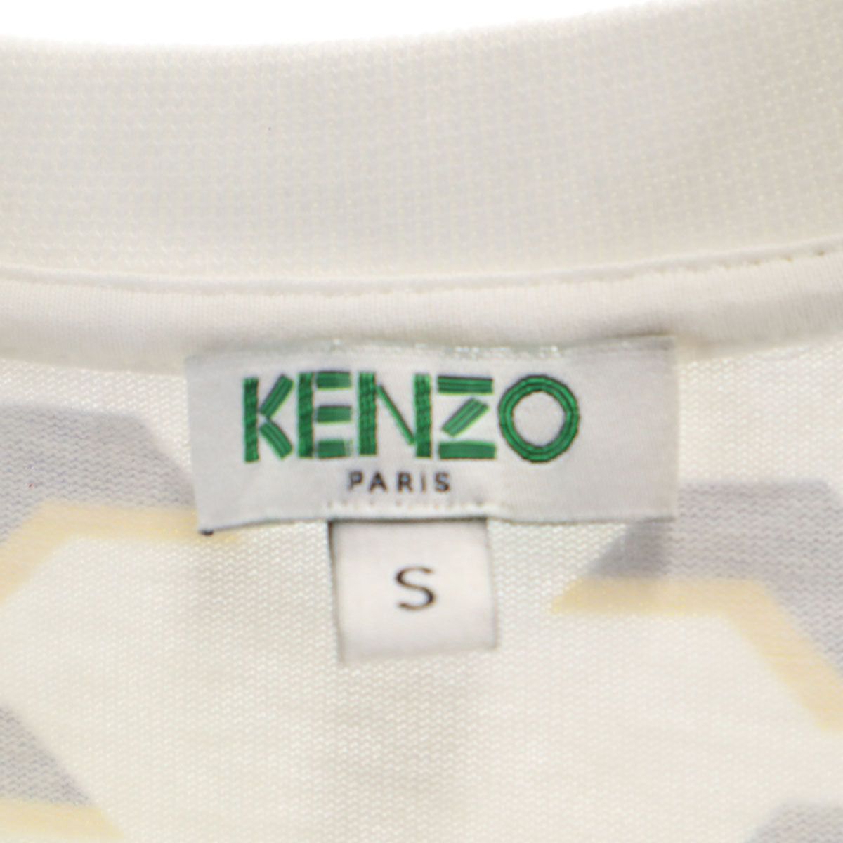 KENZO ケンゾー ポルトガル製 タイガー 半袖 Tシャツ S ホワイト メンズ