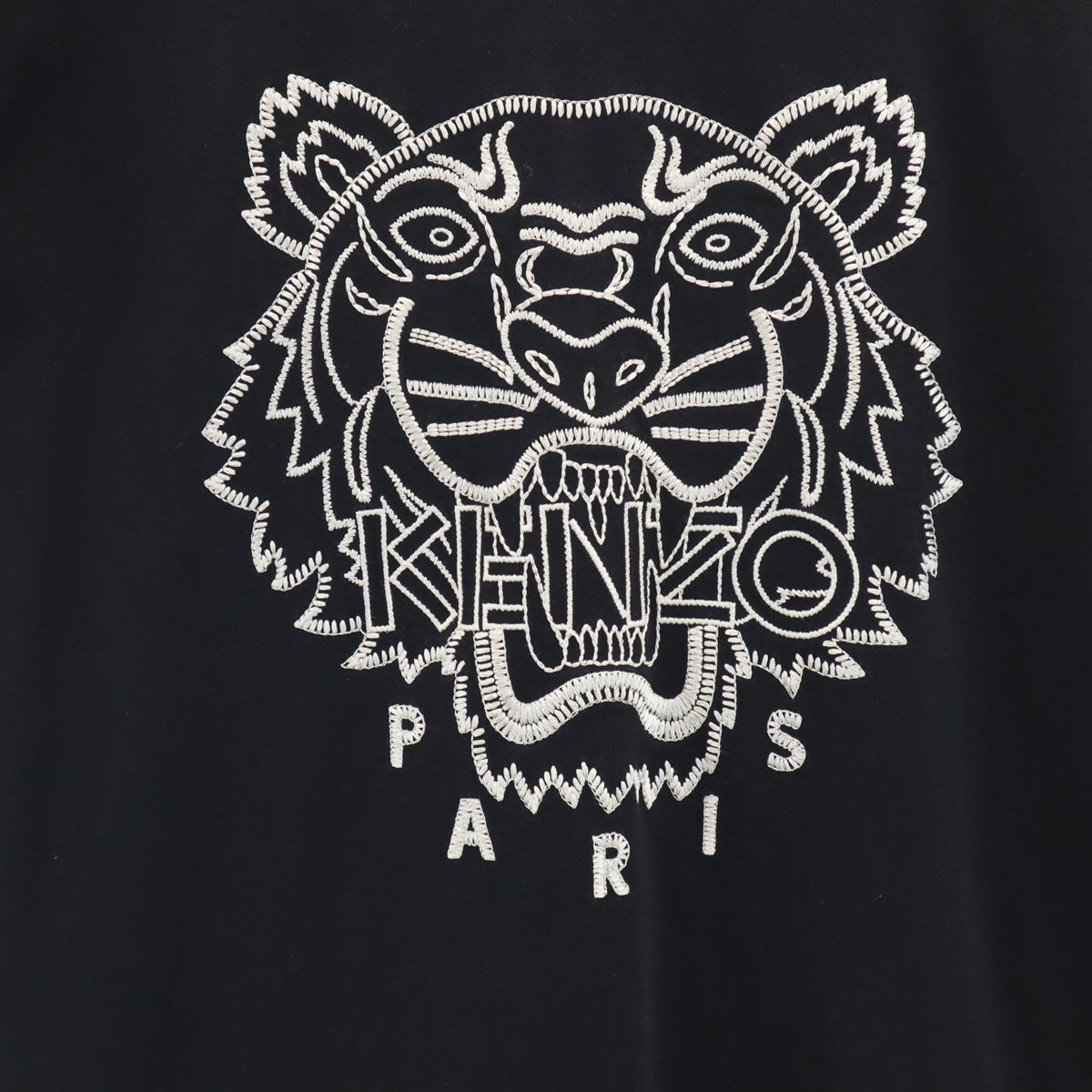 KENZO ケンゾー タイガー刺繍 半袖 Tシャツ S ブラック メンズ